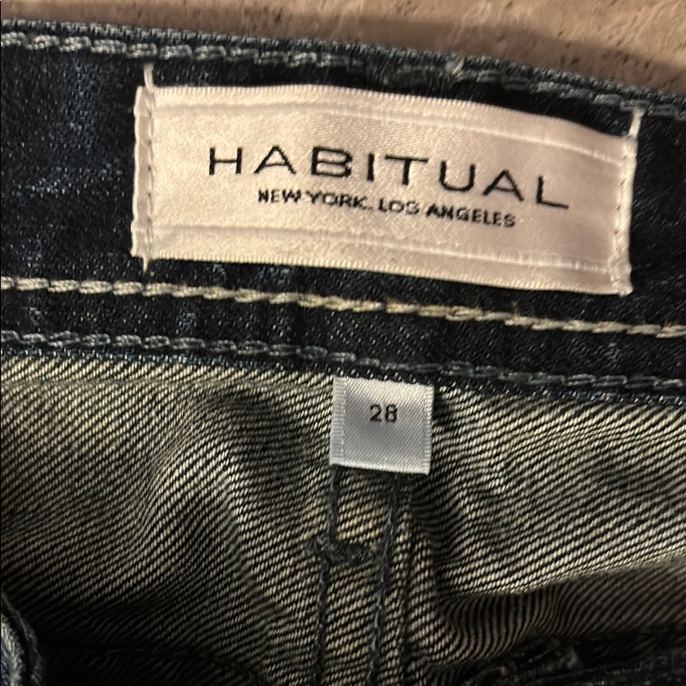 Habitual straight leg low rise jeans Sz 28 - Picture 3 of 11